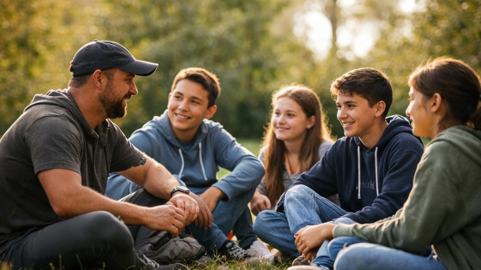 Teens building connection and confidence